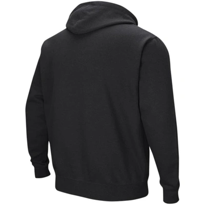 Colosseum Black Iowa Hawkeyes Double Arch Pullover Hoodie In Black