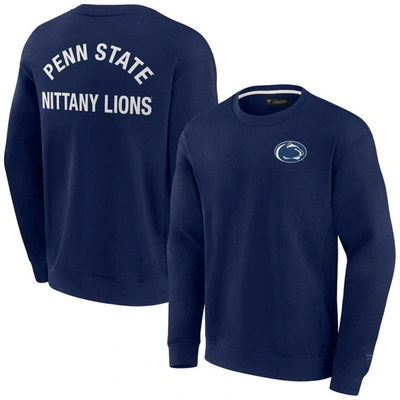 Shop Fanatics Signature Unisex  Navy Penn State Nittany Lions Super Soft Pullover Crew Sweatshirt