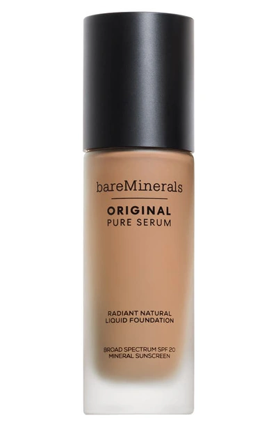 Shop Bareminerals Original Pure Serum Radiant Natural Liquid Foundation Mineral Spf 20 In Medium Cool 3.5