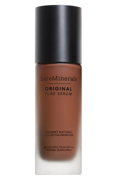 Shop Bareminerals Original Pure Serum Radiant Natural Liquid Foundation Mineral Spf 20 In Deep Cool 6