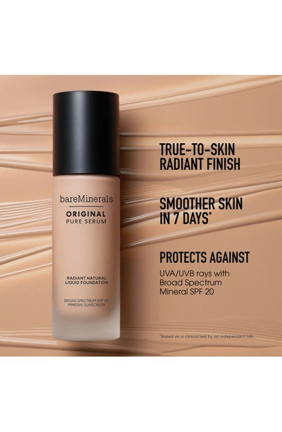 Shop Bareminerals Original Pure Serum Radiant Natural Liquid Foundation Mineral Spf 20 In Fair Cool 1