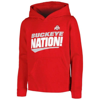 Shop Outerstuff Youth Scarlet Ohio State Buckeyes Rep Mine Pullover Hoodie