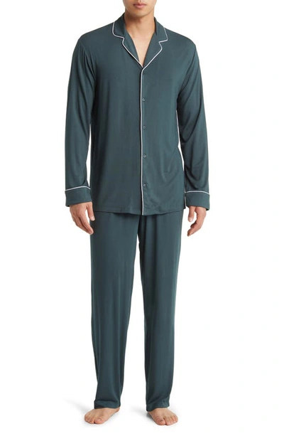 Shop Nordstrom Moonlight Eco Pajamas In Green Gables