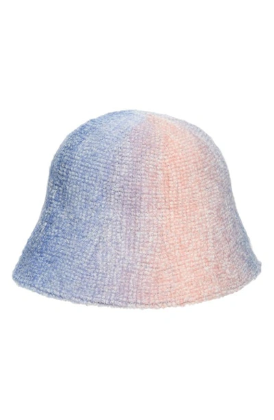 Shop The Accessory Collective Ombré Bucket Hat In Blue
