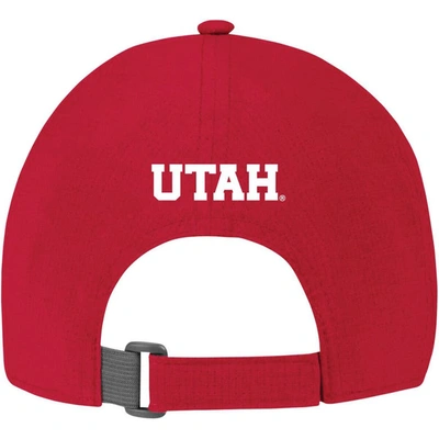 Shop Under Armour Red Utah Utes Logo Adjustable Hat