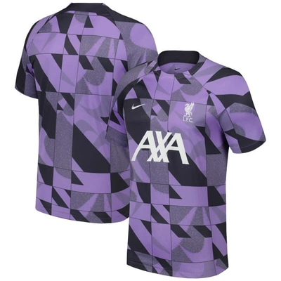Shop Nike Purple Liverpool 2023/24 Academy Pro Pre-match Top
