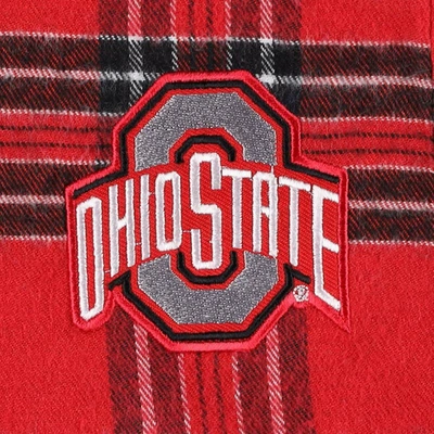 Shop Profile Scarlet/black Ohio State Buckeyes Big & Tall 2-pack T-shirt & Flannel Pants Set