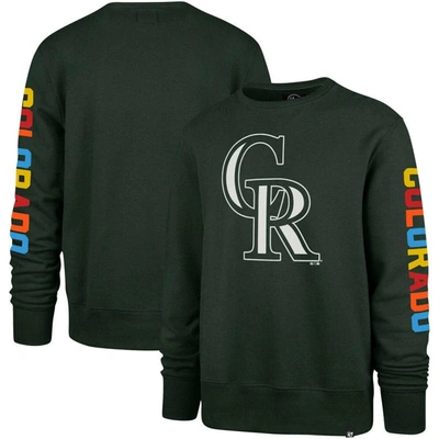 Shop 47 ' Green Colorado Rockies City Connect Legend Headline Pullover Sweatshirt