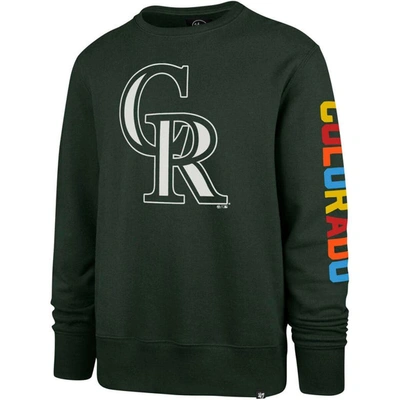 Shop 47 ' Green Colorado Rockies City Connect Legend Headline Pullover Sweatshirt