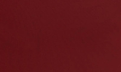 Susana Monaco Underwire Mock Neck Crop Top In Oxblood