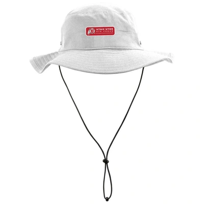 Shop Under Armour White Utah Utes Performance Boonie Bucket Hat