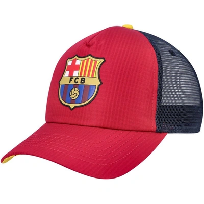 Shop Fan Ink Red Barcelona Aspen Trucker Adjustable Hat In Pink