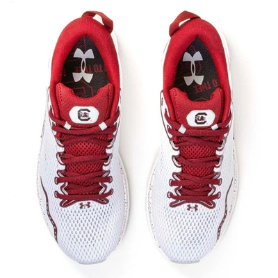 Shop Under Armour White South Carolina Gamecocks Infinite 5 Running Shoes