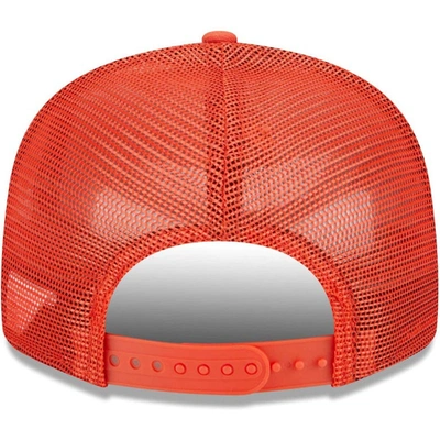 Shop New Era Orange Clemson Tigers Grade Trucker 9fifty Snapback Hat