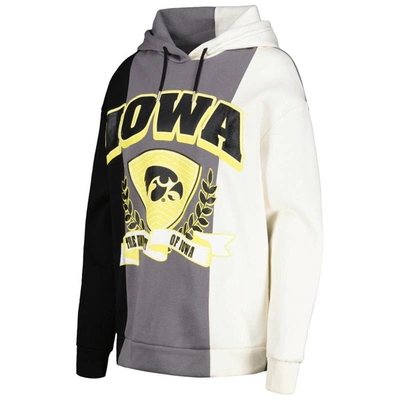 Shop Gameday Couture Black Iowa Hawkeyes Hall Of Fame Colorblock Pullover Hoodie