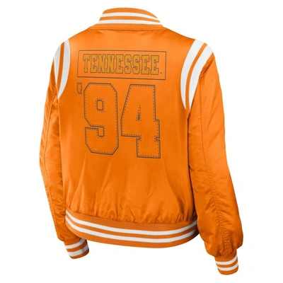 Shop Wear By Erin Andrews Tennessee Orange Tennessee Volunteers Football Bomber Full-zip Jacket