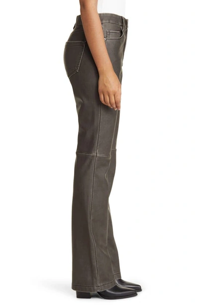 Shop Blanknyc Hoyt Distressed Faux Leather Bootcut Pants In Lone Rider