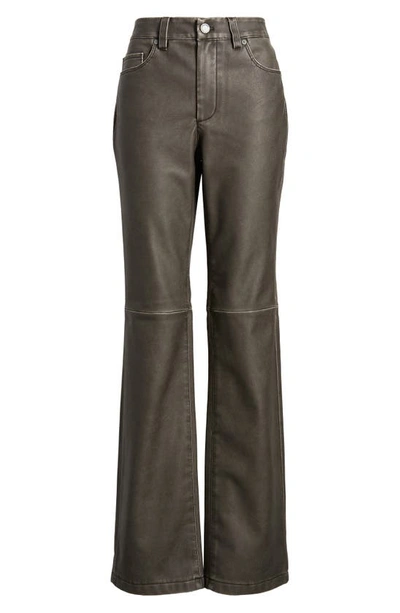 Shop Blanknyc Hoyt Distressed Faux Leather Bootcut Pants In Lone Rider