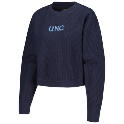 Shop League Collegiate Wear Navy North Carolina Tar Heels Timber Cropped Pullover Sweatshirt