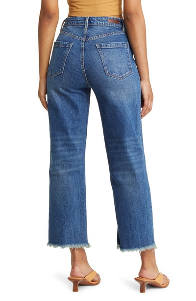 Shop Blanknyc The Baxter Straight Leg Crop Jeans In First Kiss