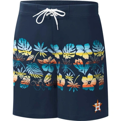 Shop G-iii Sports By Carl Banks Navy Houston Astros Breeze Volley Swim Shorts
