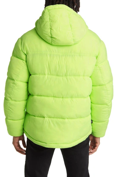 The Very Warm Water Resistantrecycled Nylon Anorak In Lime