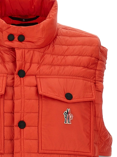 Shop Moncler Ollon' Vest Gilet Red