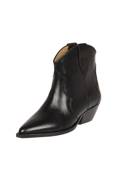 Shop Isabel Marant Dewire Ankle Boots In Black
