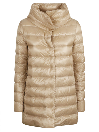 Shop Herno Amelia Down Jacket In Mandorla