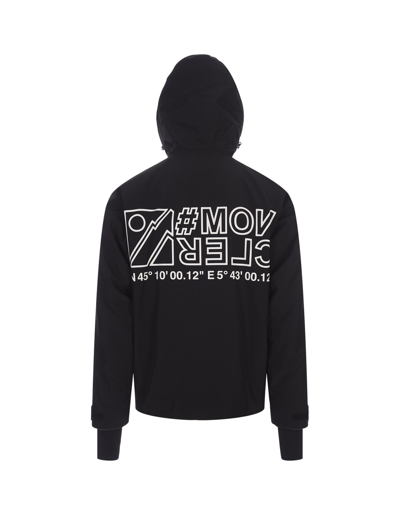 Shop Moncler Black Moriond Ski Jacket In Nero