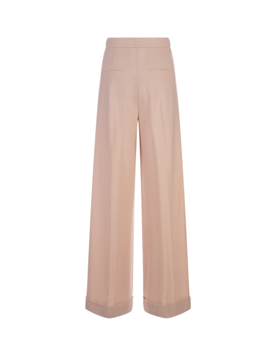 Shop Max Mara Pink Faraday Wide Trousers In Rosa