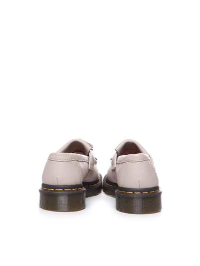 Shop Dr. Martens' Adrian Moccasins With Tassels In Virginia Leather In White