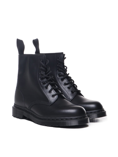 Shop Dr. Martens' 1460 Mono Lace-up Boots In Leather In Black
