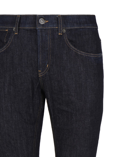 Shop Dondup Ervin Loose Jeans In Fixed Selvedge Denim In Blu