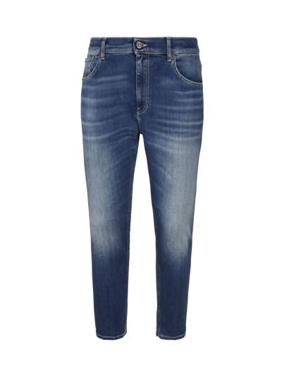 Shop Dondup Alex Super Skinny Jeans In Stretch Denim In Blue