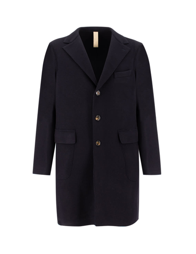 Shop Eleventy Coat In Black