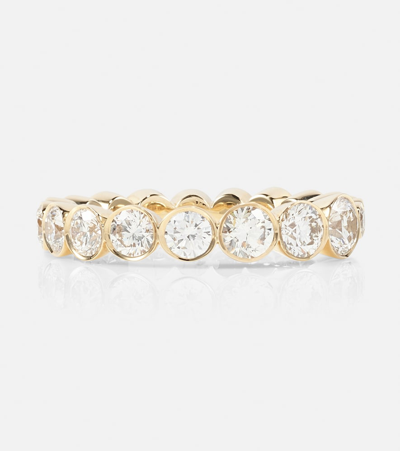 Shop Sophie Bille Brahe Ensemble Croissant 18kt Gold Ring With Diamonds