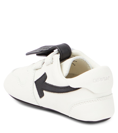 Shop Off-white Baby Out Of Office Leather Sneakers In White