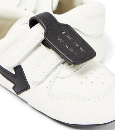 Shop Off-white Baby Out Of Office Leather Sneakers In White