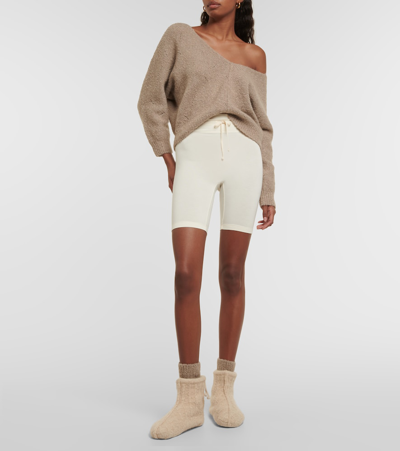 Loro Piana Calzettone Aircash Slippers In Beige