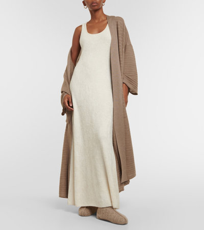 Loro Piana Cashmere Cardigan In Brown