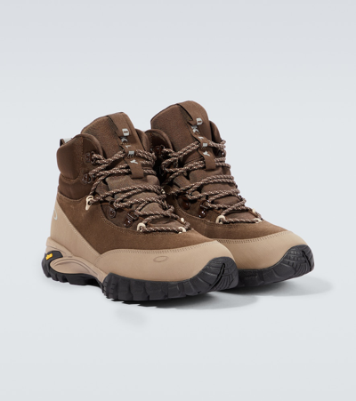 Shop Oakley Vertex Suede Hiking Boots In Brown
