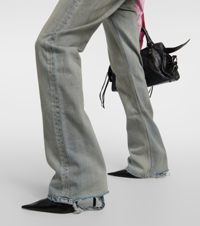 Balenciaga Flared Jeans In Blue