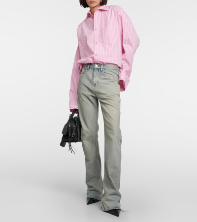Balenciaga Flared Jeans In Blue