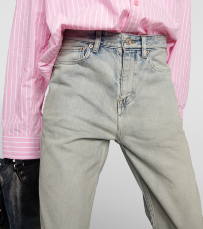 Balenciaga Flared Jeans In Blue