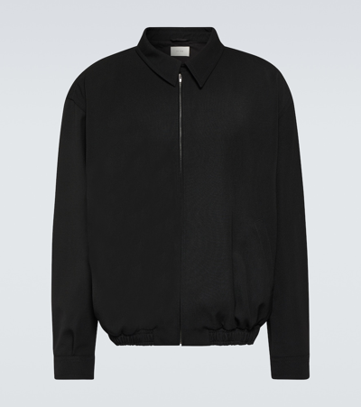 Shop The Row Ronan Wool Gabardine Jacket In Black