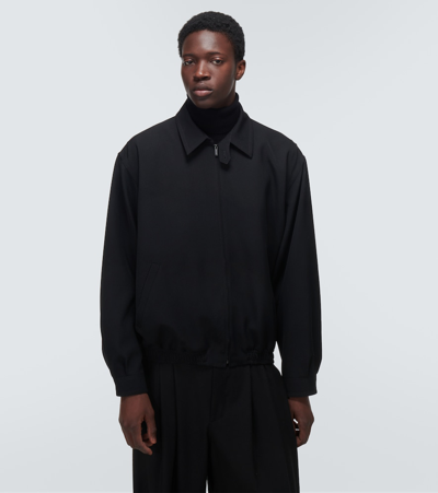 Shop The Row Ronan Wool Gabardine Jacket In Black