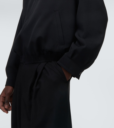 Shop The Row Ronan Wool Gabardine Jacket In Black