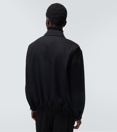 Shop The Row Ronan Wool Gabardine Jacket In Black