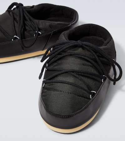 Moon Boot Evx Nylon Mules In Black